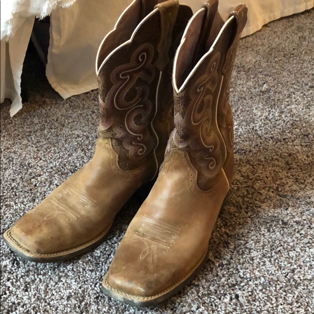 Ariana Square Toe Riding Boots